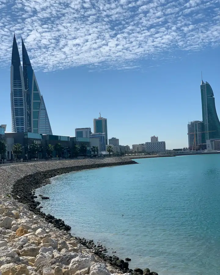 Towers along the Bahrain Bay waterfront in Manama