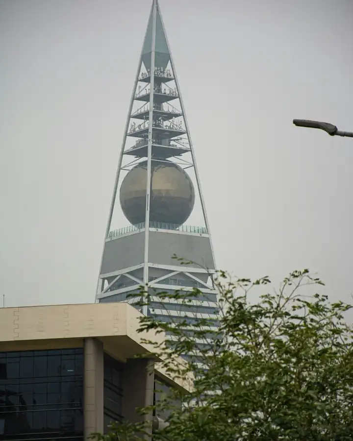 Al Faisaliah Tower with its golden sphere in Riyadh